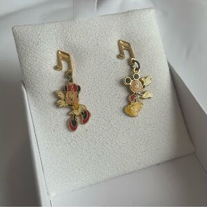 Vintage Mickey & Minnie Earrings